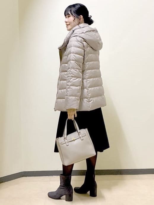  beni_gingerさんの「Reflect｜【SS-4Lサイズ】フーデッドミドルダウンコート」を使ったコーディネート