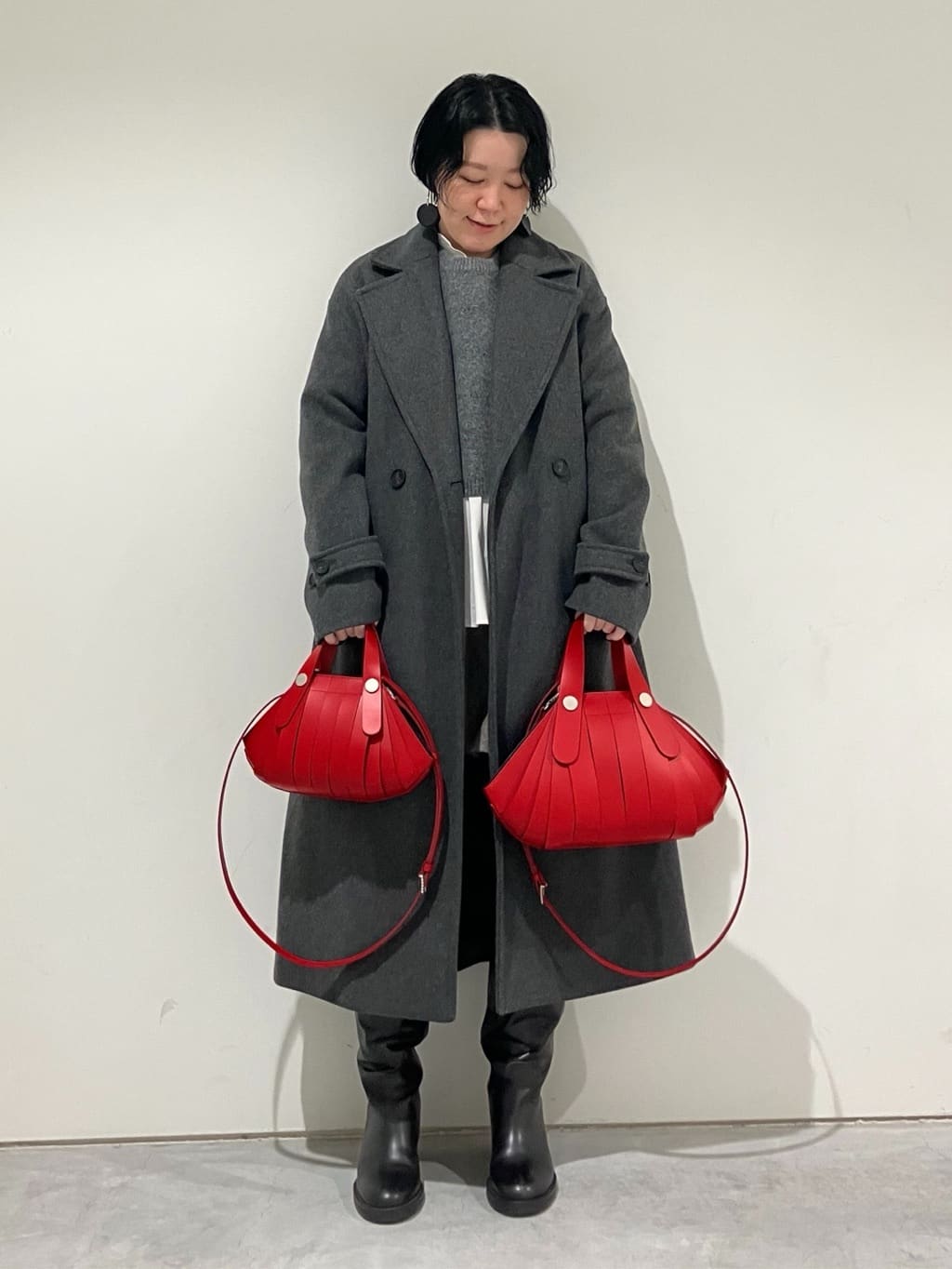 Cさんの「HIROKO HAYASHI｜OSSO VIVO（オッソ ヴィーヴォ）2WAYハンドバッグ」を使ったコーディネート