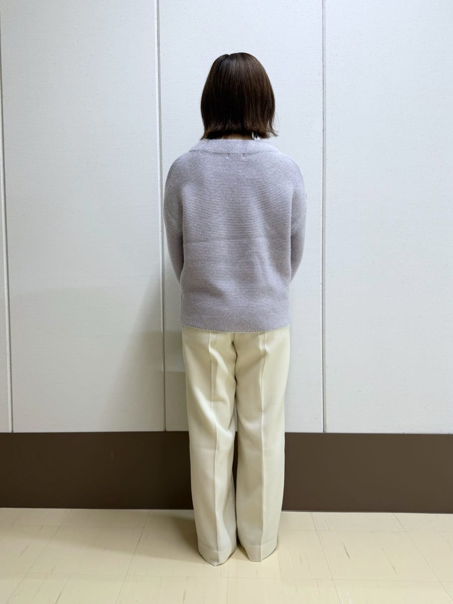 Rikoさんの「INDIVI｜【洗える／大人ラメ】カラーMIXボトルネックニット」を使ったコーディネート
