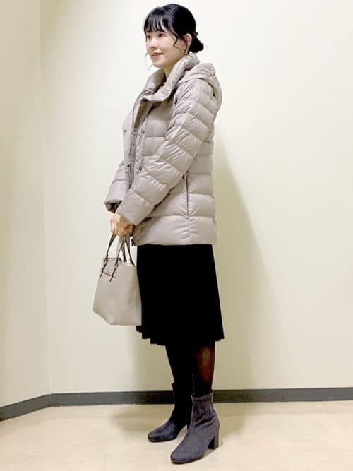  beni_gingerさんの「Reflect｜【SS-4Lサイズ】フーデッドミドルダウンコート」を使ったコーディネート
