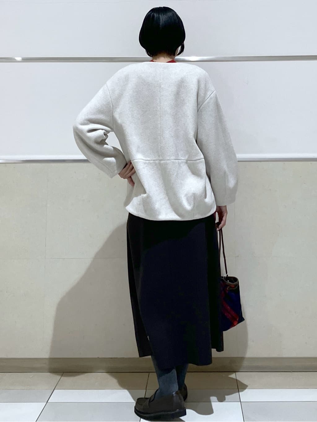 eriko さんの「Dessin｜メルトンジャージフレアスカート」を使ったコーディネート