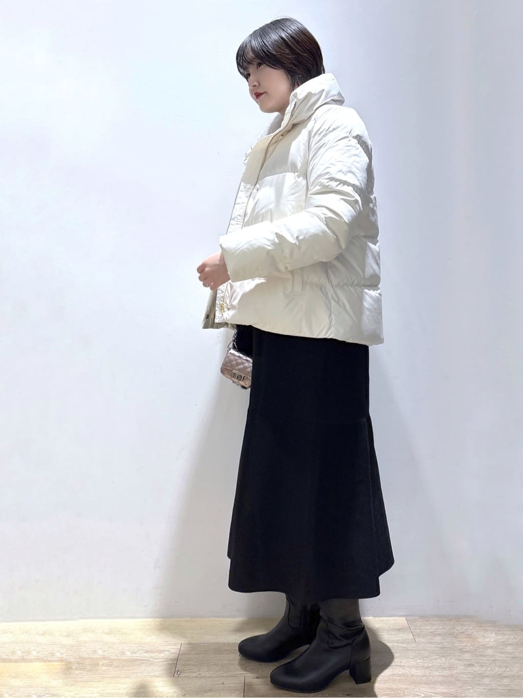 mizukiさんの「index｜撥水ショートダウン【防風／抗菌防臭／洗濯機洗い可】《SS～LL》」を使ったコーディネート