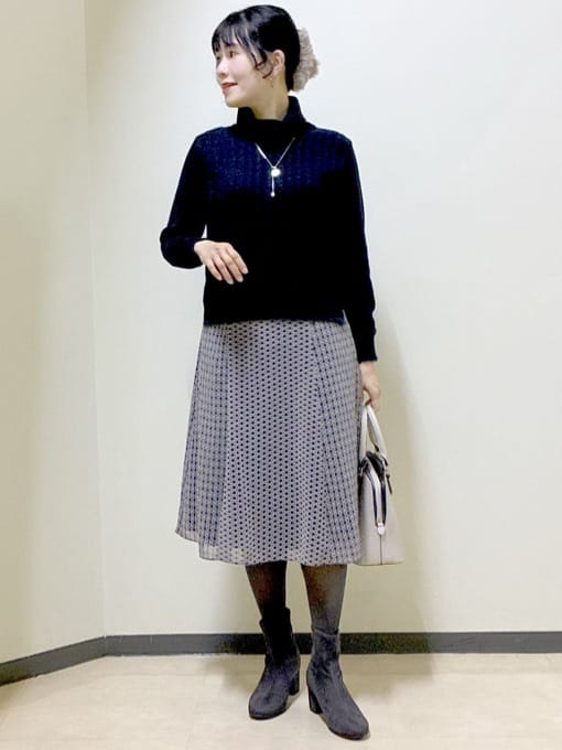  beni_gingerさんの「Reflect｜【SS-4Lサイズ／選べる6色】テーラードカラーロングウール混コート」を使ったコーディネート