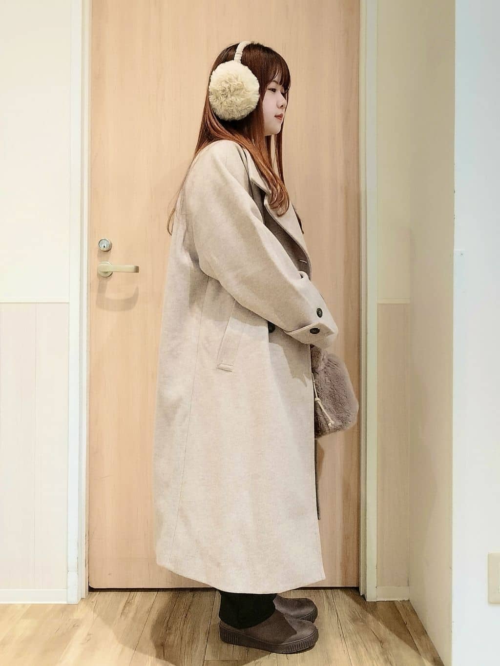 mさんの「SHOO･LA･RUE｜【洗濯機可/S-LL】配色が大人かわいい　フェアアイル柄求心ニット」を使ったコーディネート