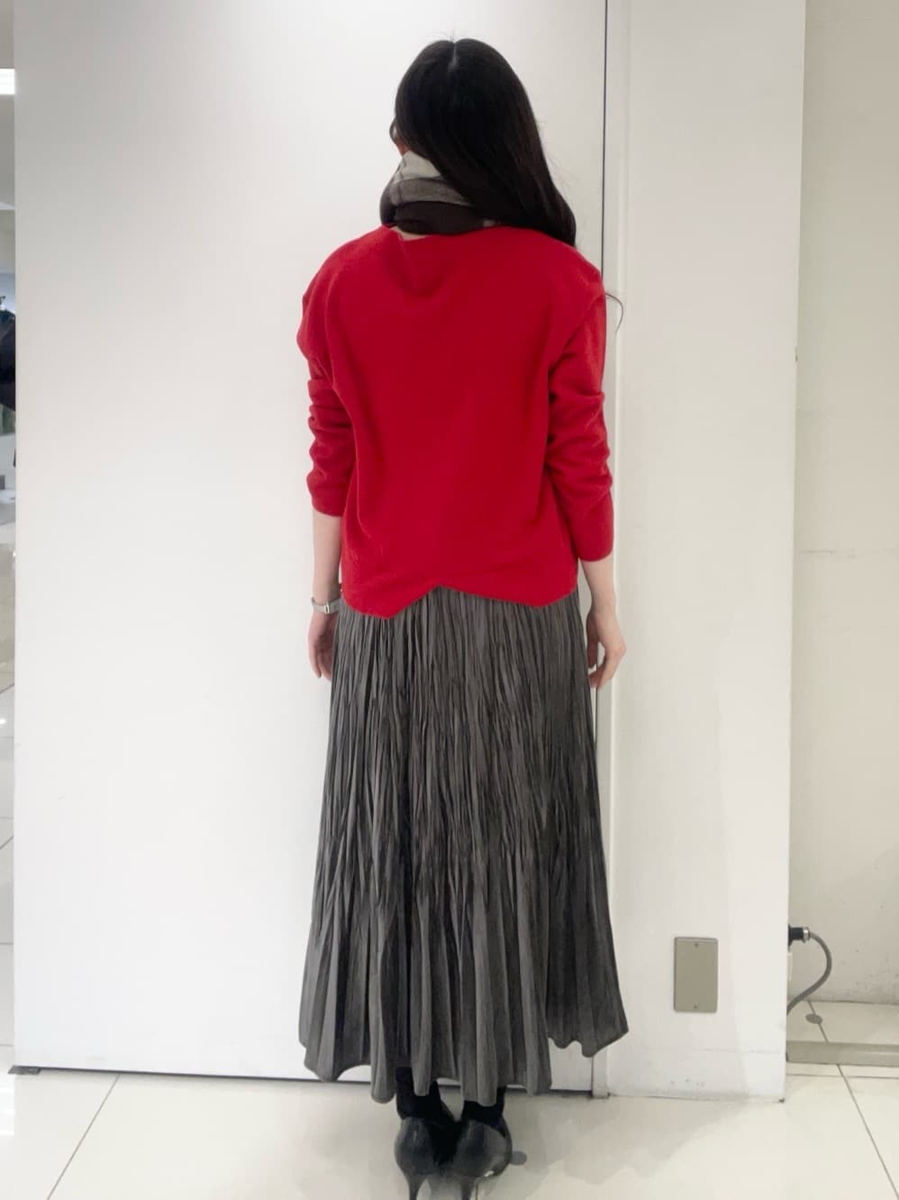 moeさんの「UNTITLED｜【洗える】モックネックミラノリブニット」を使ったコーディネート