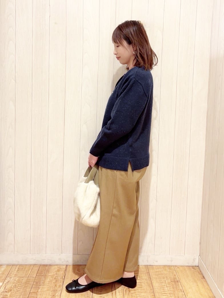あいこさんの「SHOO･LA･RUE｜ファー2層2WAYトートバッグ」を使ったコーディネート