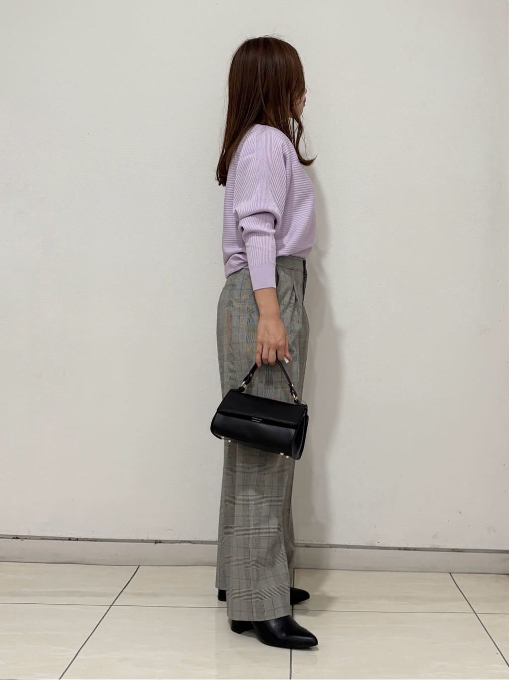 kahoさんの「INDIVI｜【洗える／体型カバー】美シルエットニット」を使ったコーディネート