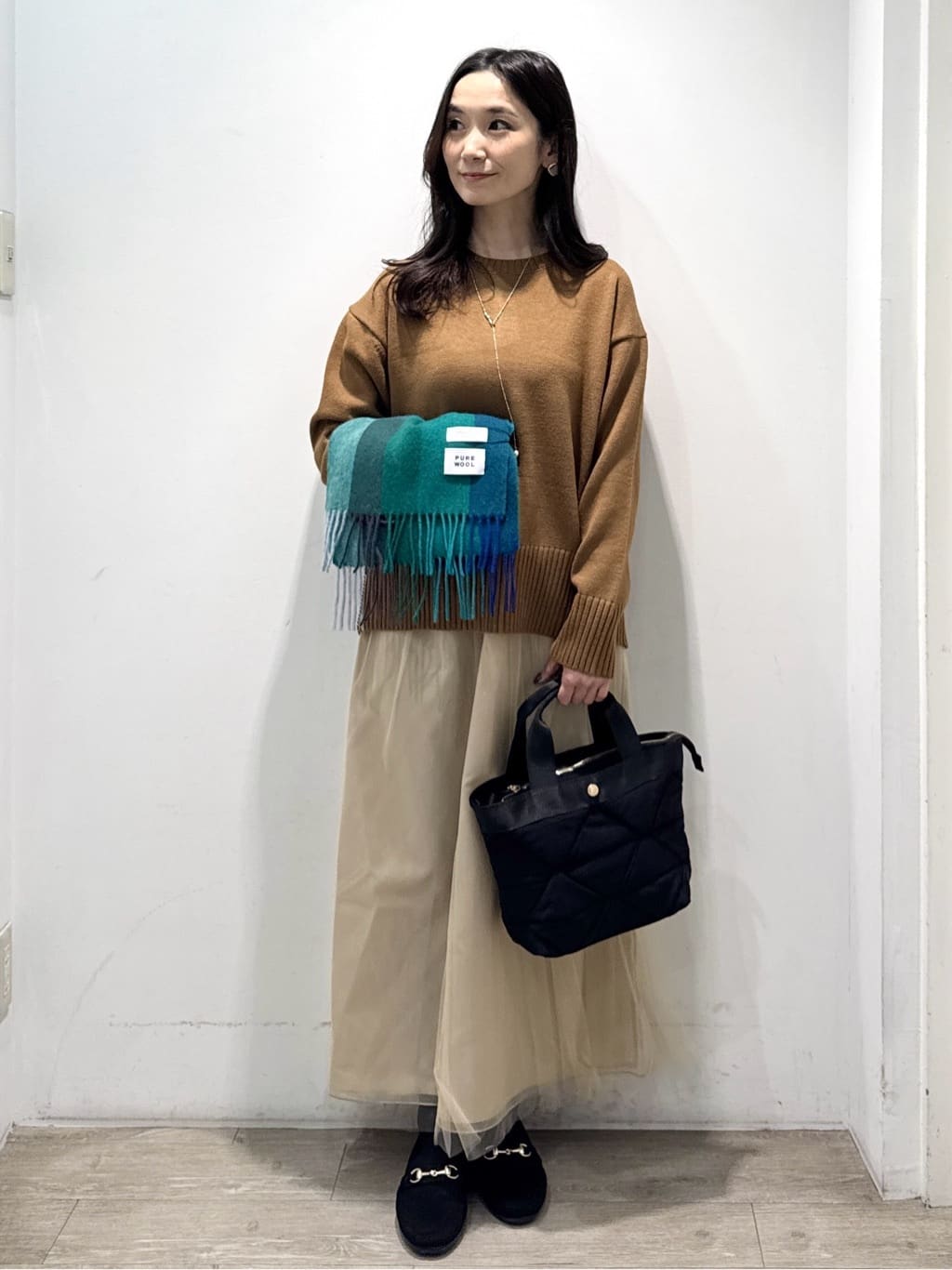 yuicciさんの「OPAQUE.CLIP｜チュールイージーギャザースカート【洗濯機OK】」を使ったコーディネート