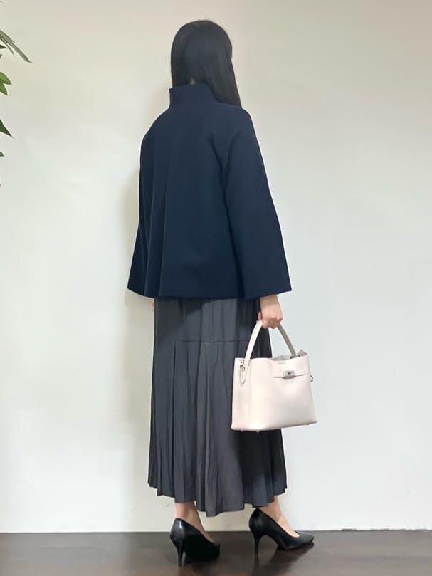 カレンさんの「UNTITLED｜【セットアップ可/ゆったり】ウール混ラメニット」を使ったコーディネート