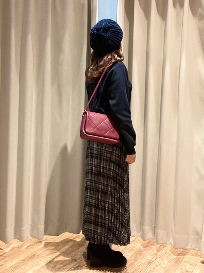 もんちゃんさんの「SHOO･LA･RUE｜【S-LL】すっきり魅せてくれる チェックプリーツスカート」を使ったコーディネート