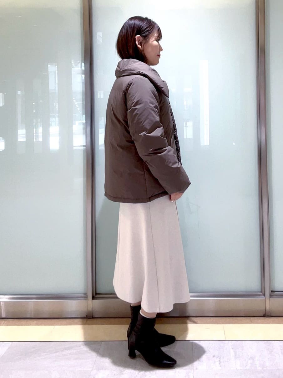 mayutaさんの「INDIVI｜【冬ニット人気NO．1！／カシミヤ混】ミドルゲージハイネックニット」を使ったコーディネート