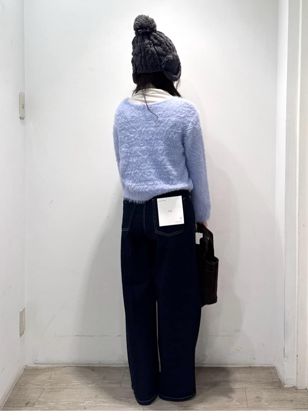 yuicciさんの「OPAQUE.CLIP｜ラメシャギーニット【洗濯機OK】」を使ったコーディネート