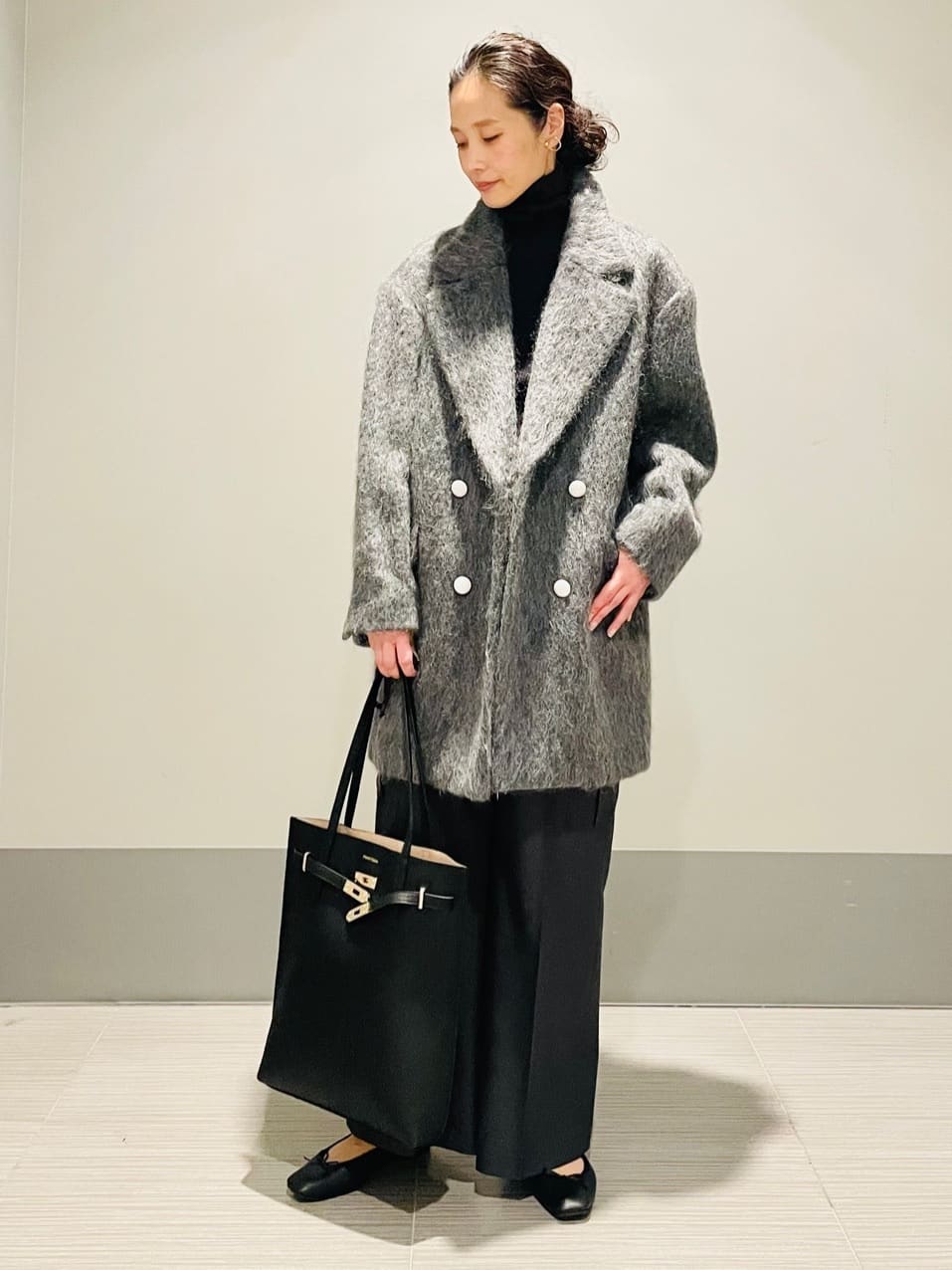 Annさんの「DRESSTERIOR｜シルクブレンドメリノウールリブプルオーバー」を使ったコーディネート