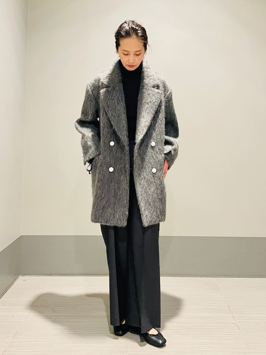 Annさんの「DRESSTERIOR｜シルクブレンドメリノウールリブプルオーバー」を使ったコーディネート