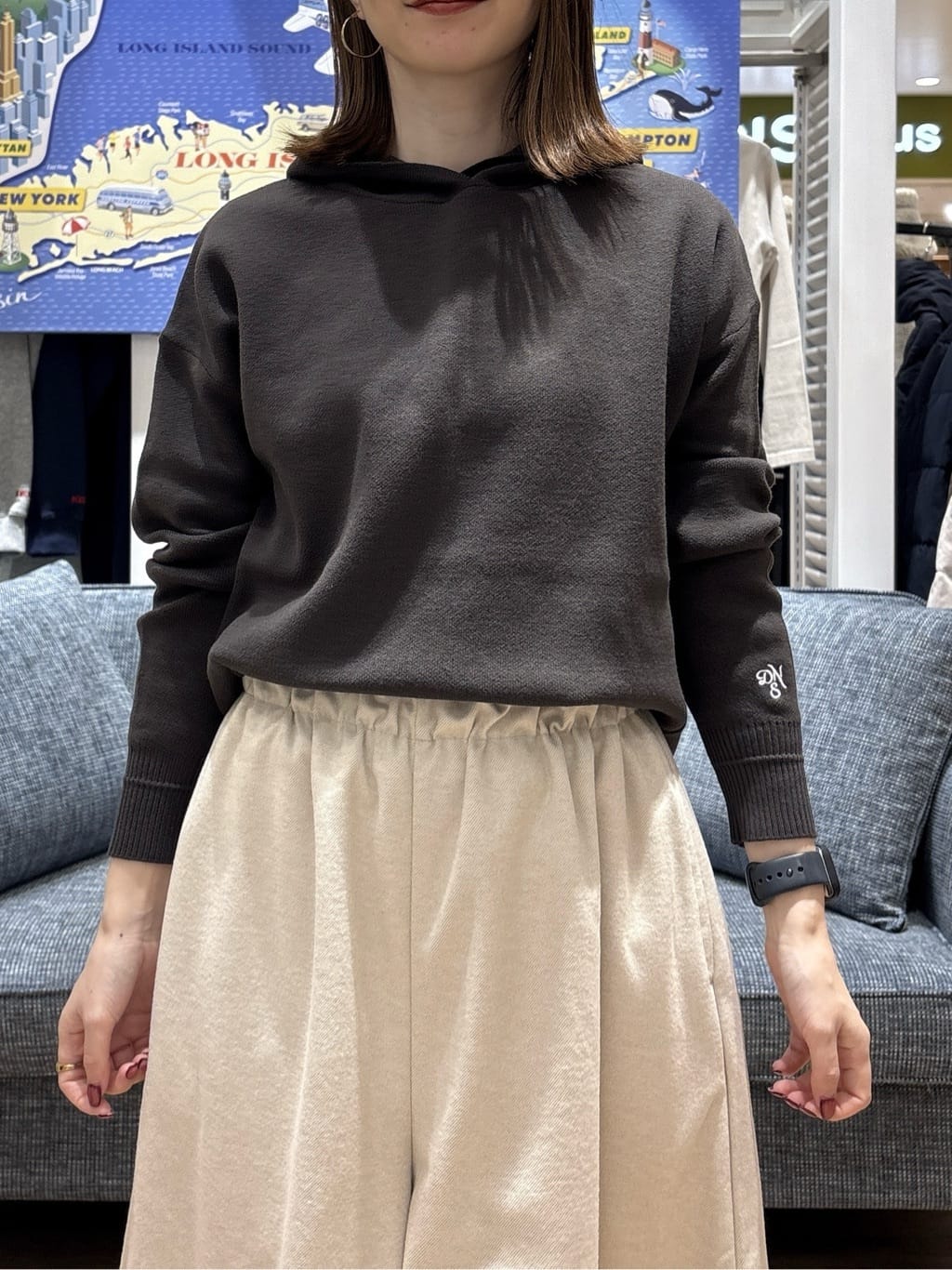 risaさんの「Dessin｜【撥水・2WAY】ミュラーダウンコートミドル丈」を使ったコーディネート