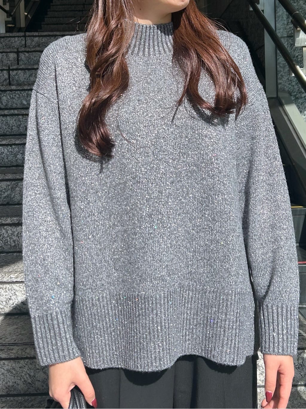 Risaさんの「OPAQUE.CLIP｜ウォームタッチ イージーワイドパンツ【洗濯機洗OK／ストレッチ】≪SS～LL≫」を使ったコーディネート