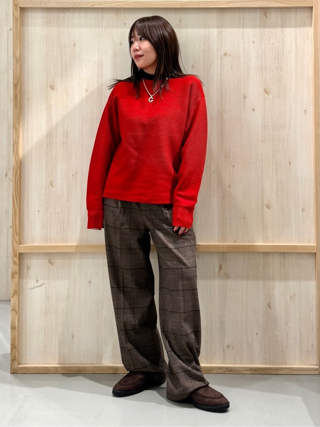 nanaさんの「THE SHOP TK｜【今羽織るなら】ダブルブレストジャケット【セットアップ可/洗える】」を使ったコーディネート