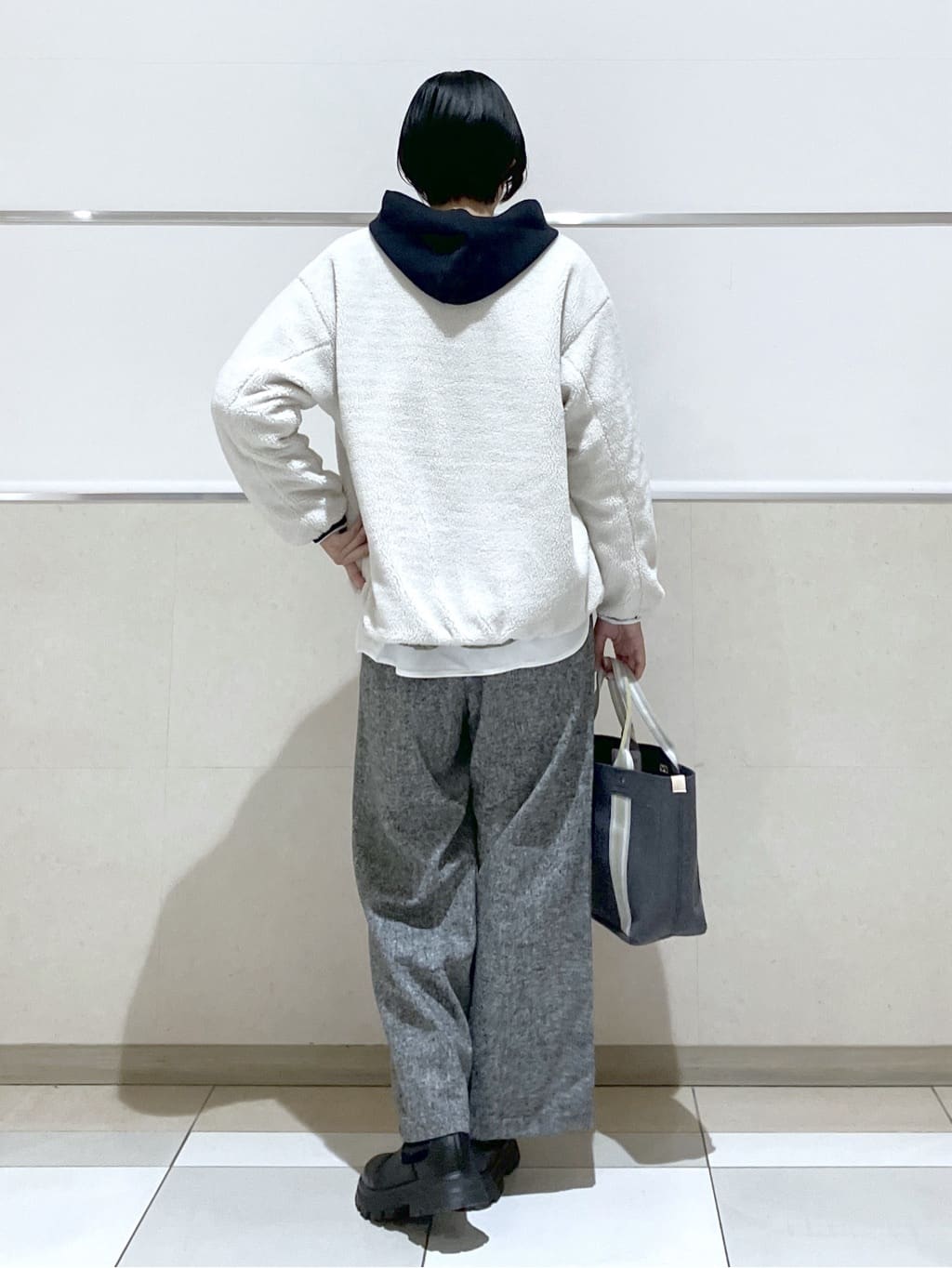 eriko さんの「Dessin｜【2WAY】リバーシブルタフタボアアウター」を使ったコーディネート