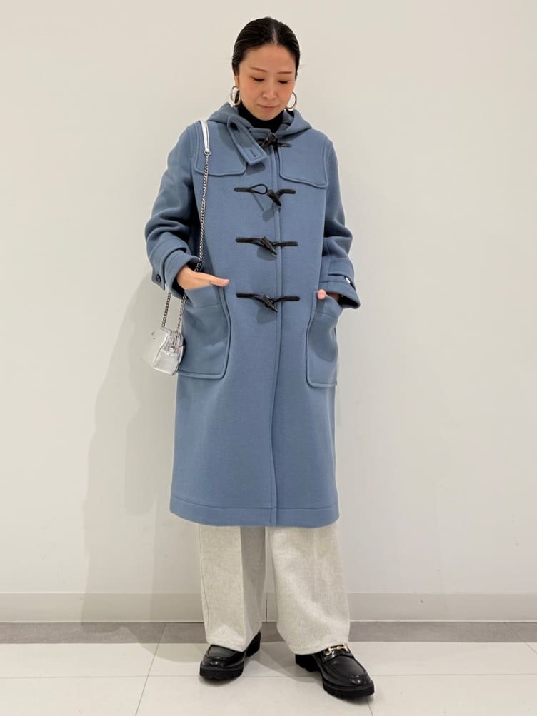 MIYAKAWAさんの「DRESSTERIOR｜シルクブレンドメリノウールリブプルオーバー」を使ったコーディネート