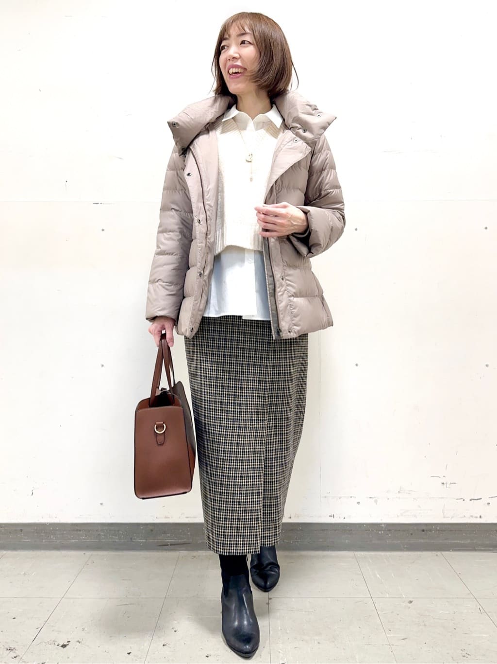 イト子さんの「Reflect｜【単品使い◎】ニットベスト＋シャツセット」を使ったコーディネート