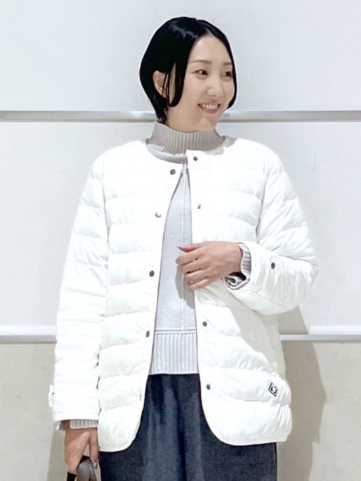 eriko さんの「Dessin｜【洗える】センタータックラインハイネックニット」を使ったコーディネート