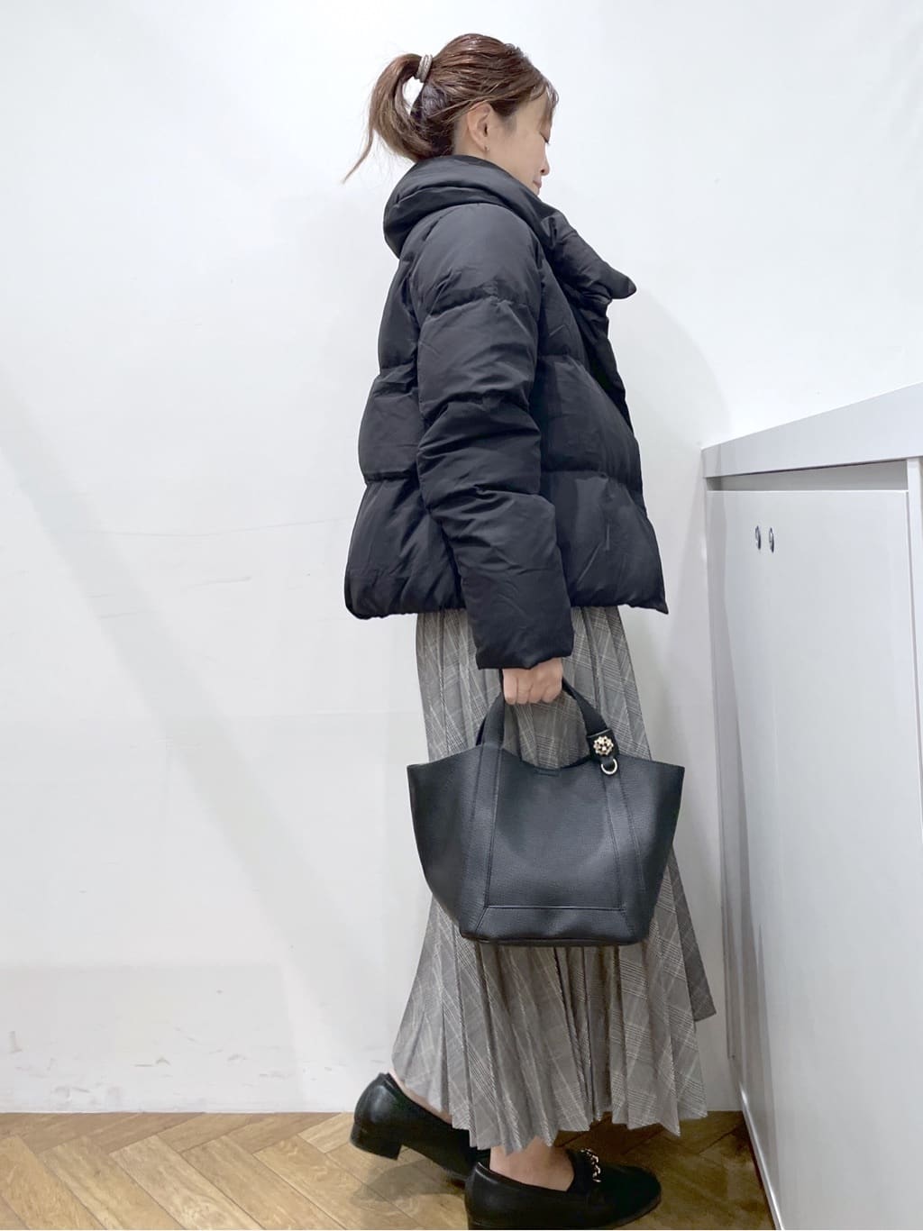 Junさんの「index｜KAWADAダウンショートコート【撥水／洗濯機OK／静電気防止裏地】《XS～LL》」を使ったコーディネート