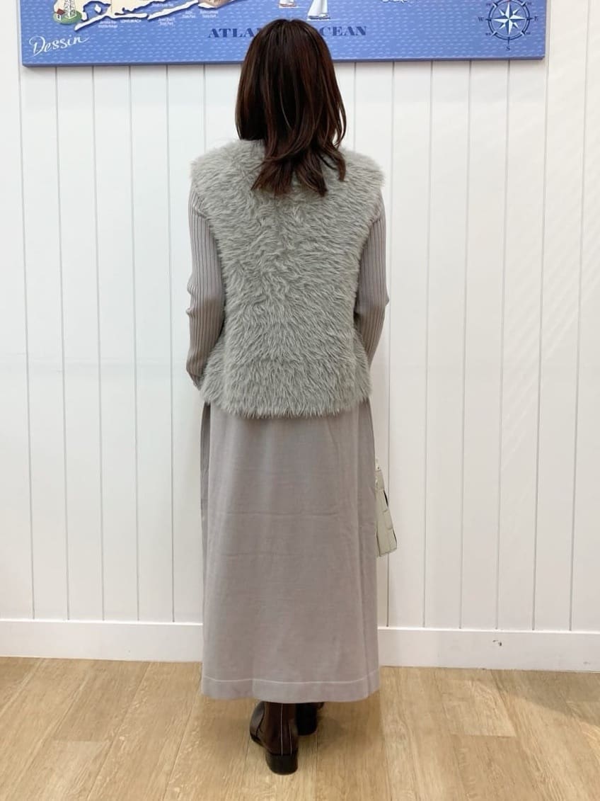 yoshiさんの「Dessin｜【2WAY】メッシュバケツBAG」を使ったコーディネート