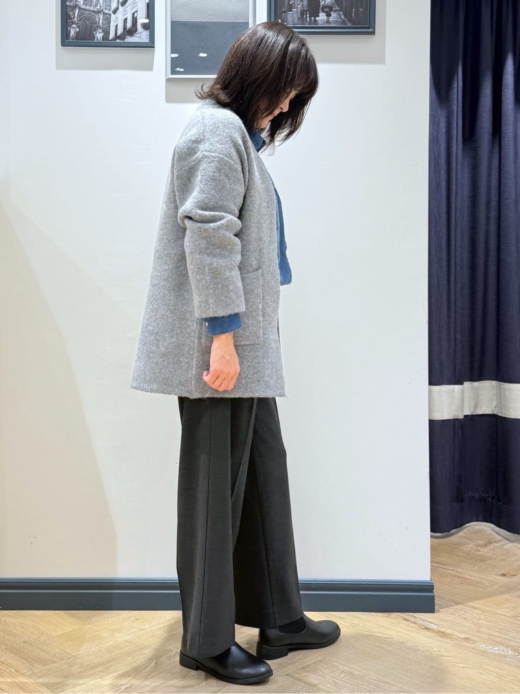 Lilyさんの「grove｜【あったか裏起毛】かっこよさも穿き心地も叶える、優秀スラックスパンツ」を使ったコーディネート