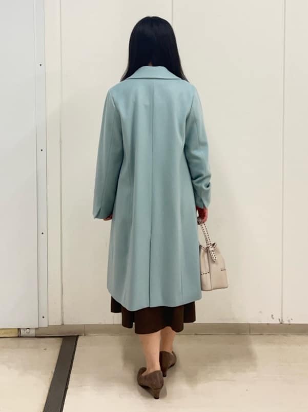 Rihoさんの「Reflect｜【SS-4Lサイズ／選べる6色】テーラードカラーロングウール混コート」を使ったコーディネート
