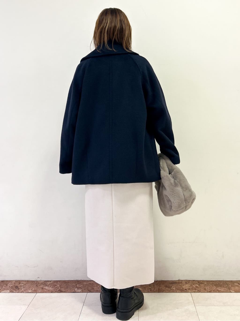 madokaさんの「OPAQUE.CLIP｜カシミヤブレンドウールミドルピーコート」を使ったコーディネート