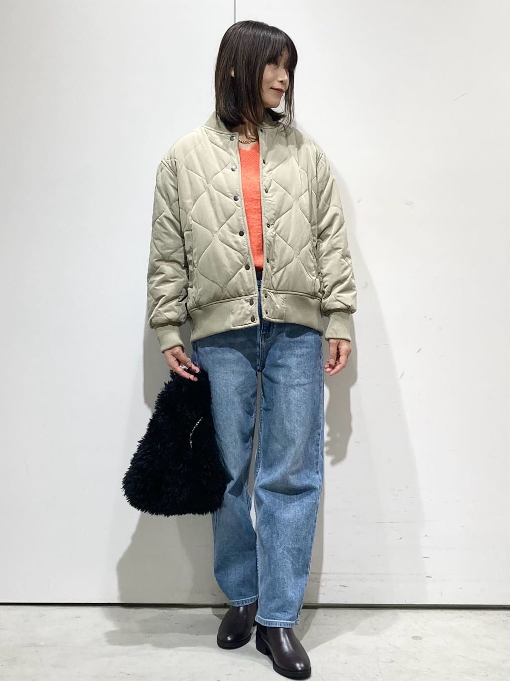 Jさんの「OPAQUE.CLIP｜《リバーシブル》キルティングブルゾン」を使ったコーディネート