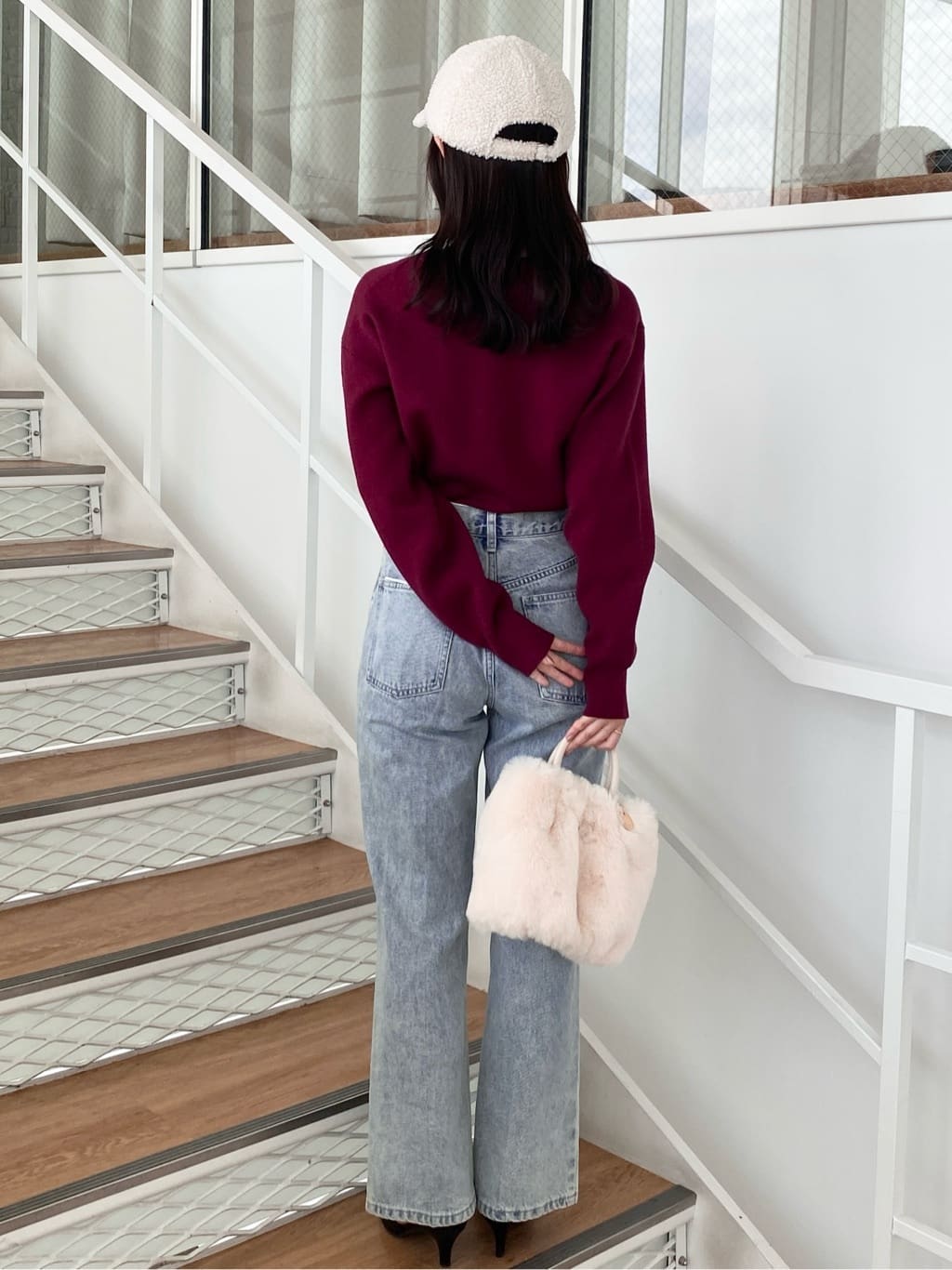 みさかさんの「index｜《丈が選べる》デニムバギーパンツ【洗濯機洗い可】」を使ったコーディネート