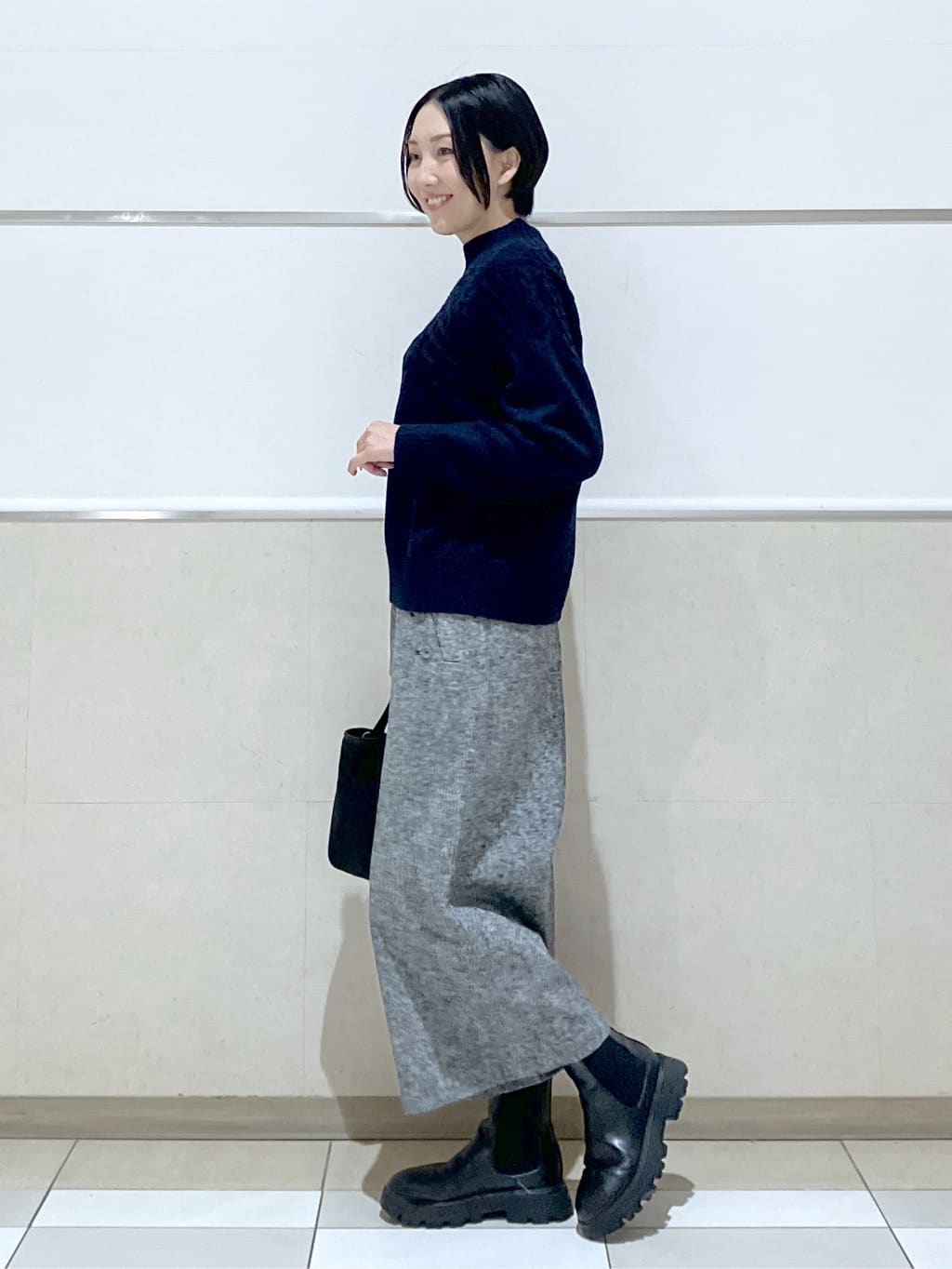 eriko さんの「Dessin｜【撥水・2WAY】ミュラーダウンコートミドル丈」を使ったコーディネート