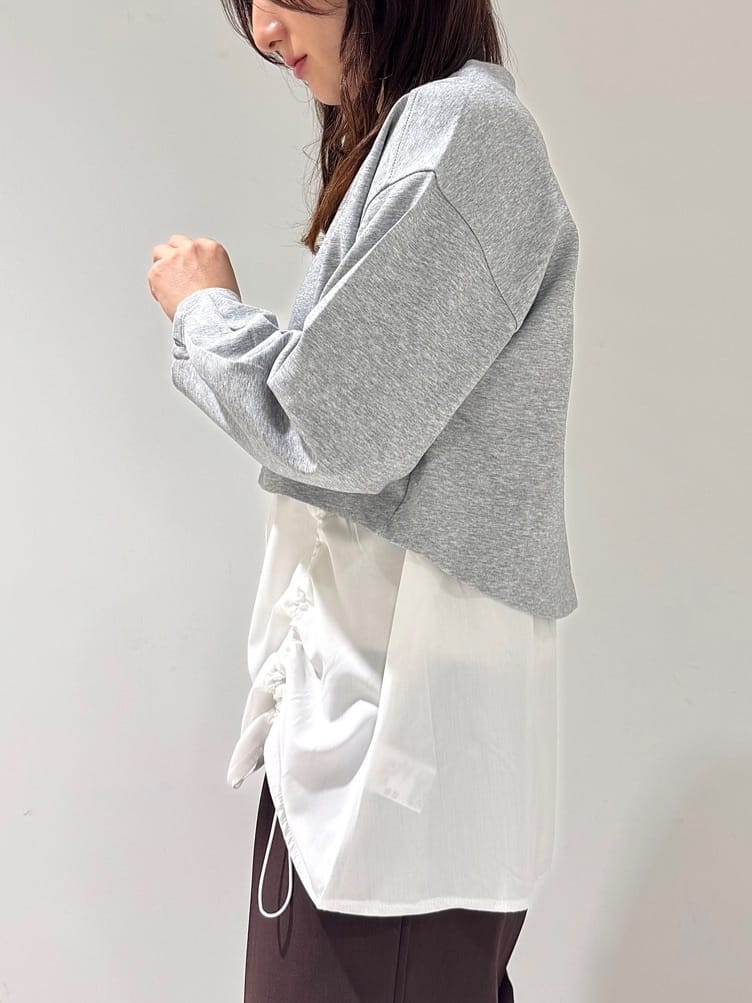 そんさんの「INDIVI｜Comfy SET UP｜イージーストレートワイドパンツ【セットアップ対応／通勤/カセット服】」を使ったコーディネート