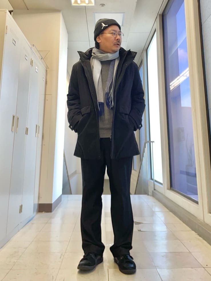 MAKOTO AIさんの「TAKEO KIKUCHI｜【None Of Stress】ストレッチ ダウンブルゾン」を使ったコーディネート