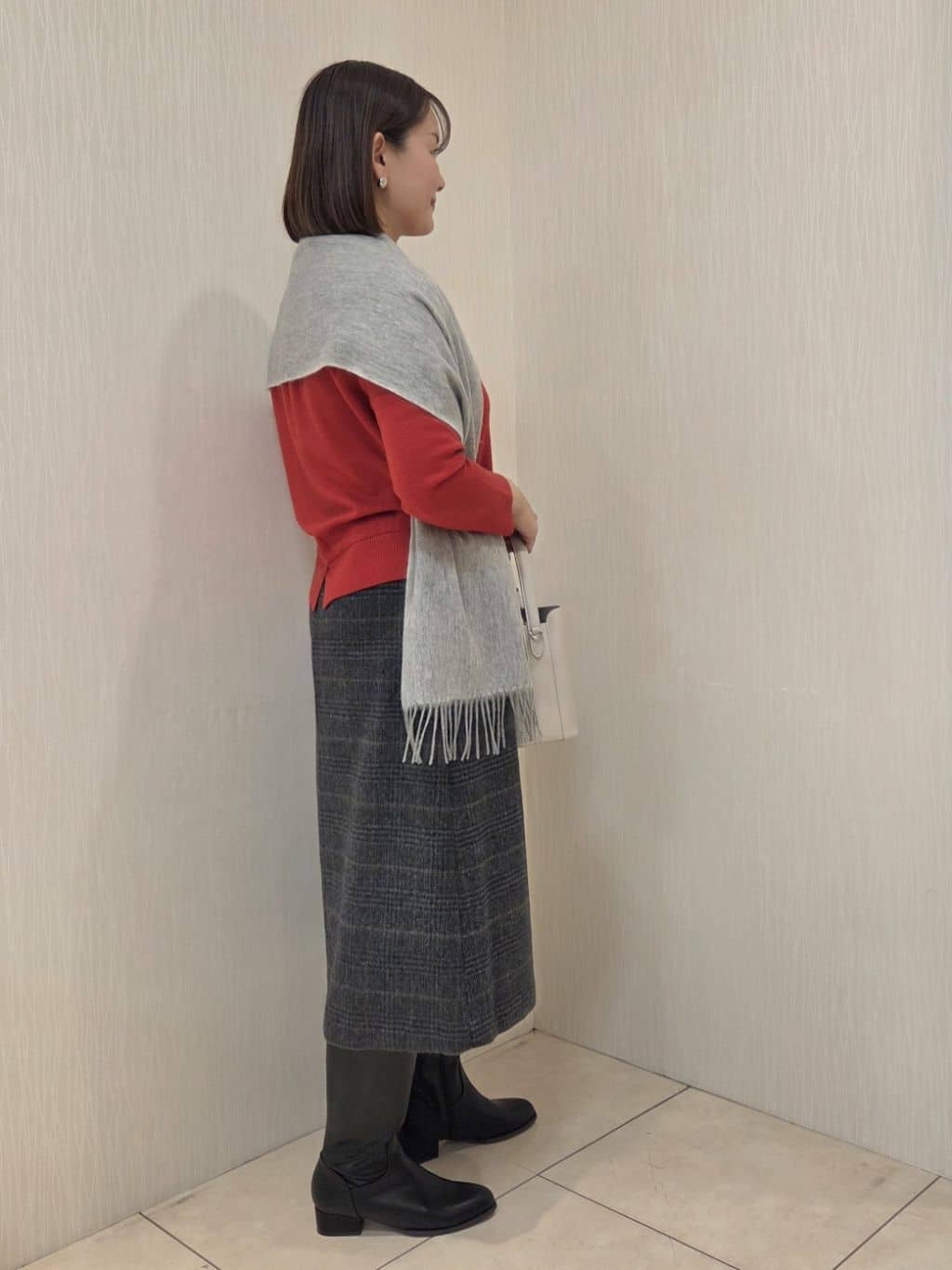 naokoさんの「UNTITLED｜【洗える】モックネックミラノリブニット」を使ったコーディネート