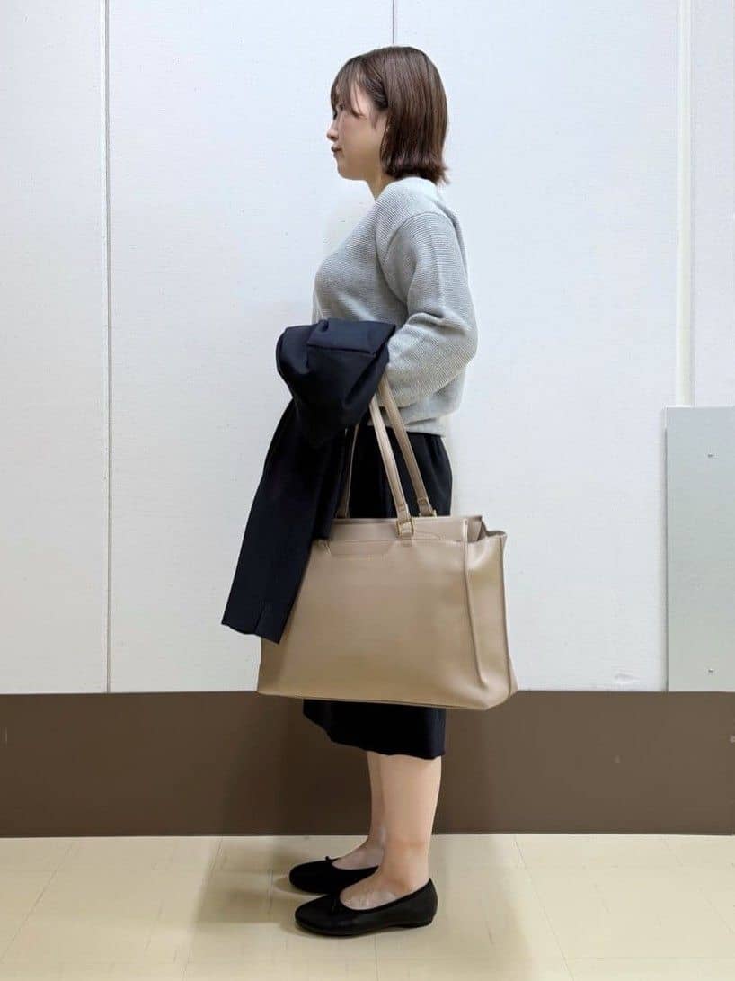 Rikoさんの「INDIVI｜【洗える／通勤／スーツ】メランジストレッチ テーラージャケット」を使ったコーディネート