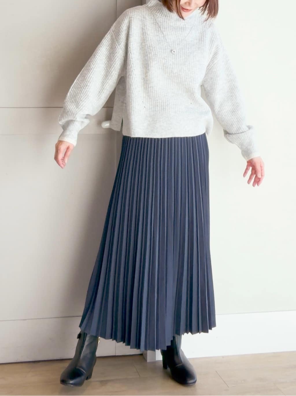 yamakoさんの「grove｜【名品アウター／800FP・多機能】つつまれダウンショート」を使ったコーディネート