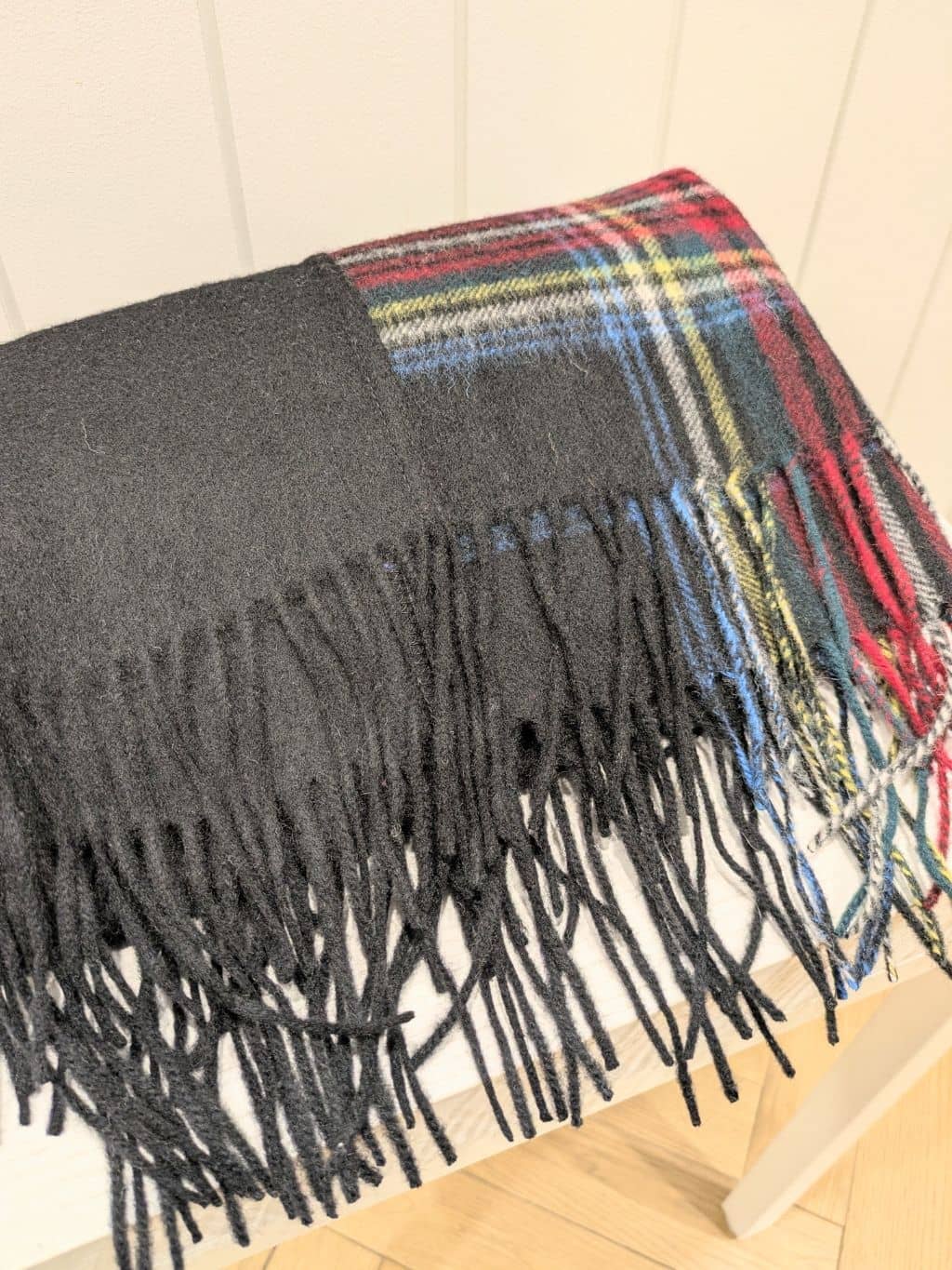 micoさんの「Dessin｜【洗える】ペイント風刺繍入り配色ラインニット」を使ったコーディネート