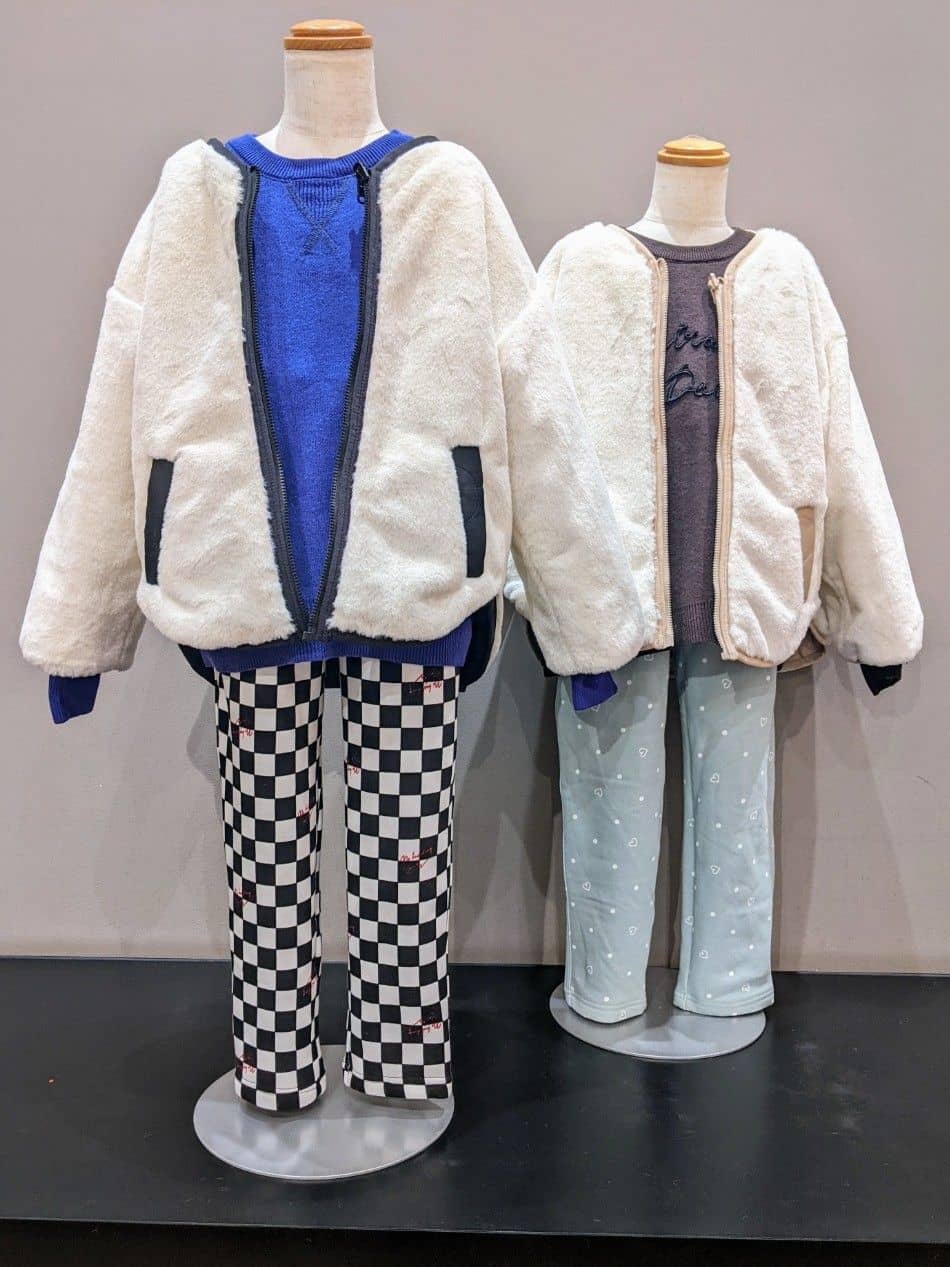 vacheさんの「SHOO･LA･RUE｜【100-150cm/撥水】キルト&times;ファーリバーシブルブルゾン」を使ったコーディネート