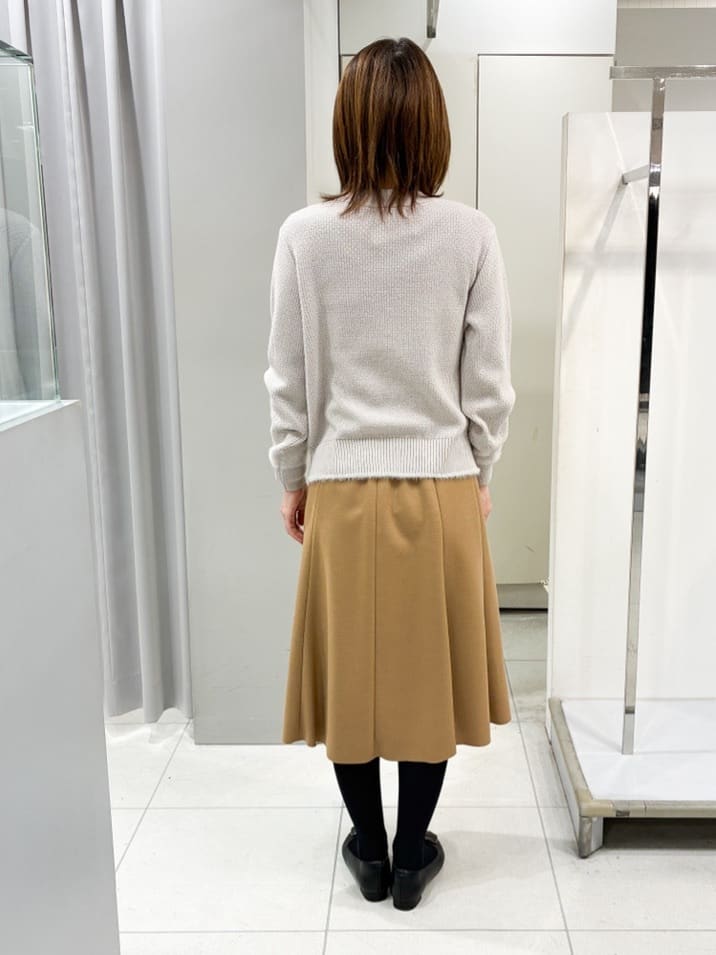 たみちゃんさんの「Reflect｜【ほんのりラメ感◎】ケーブル柄ニット」を使ったコーディネート