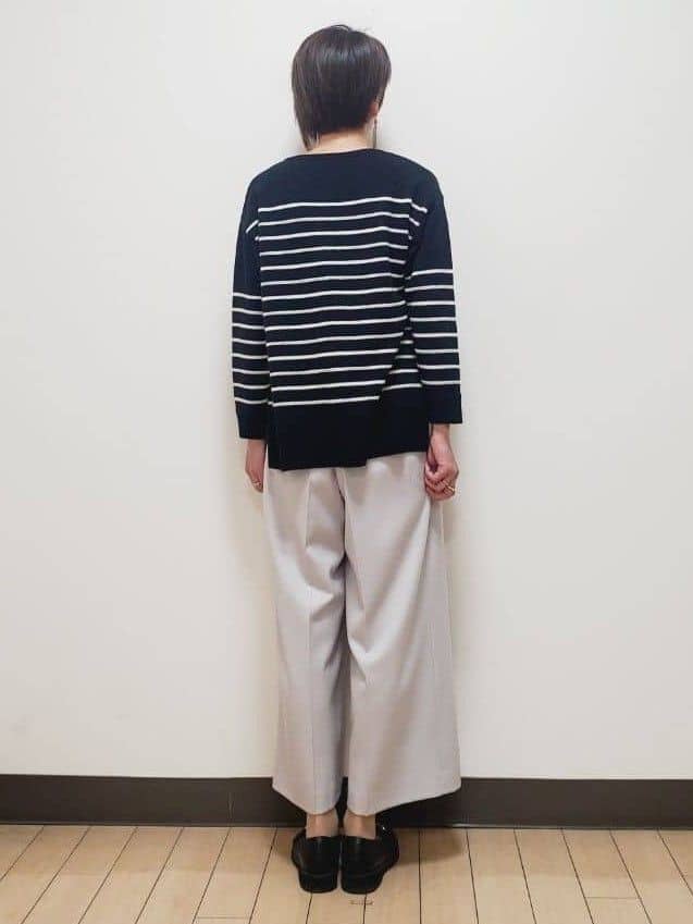 yuuさんの「Reflect｜【腰周りすっきり◎】ワイドクロップドパンツ」を使ったコーディネート