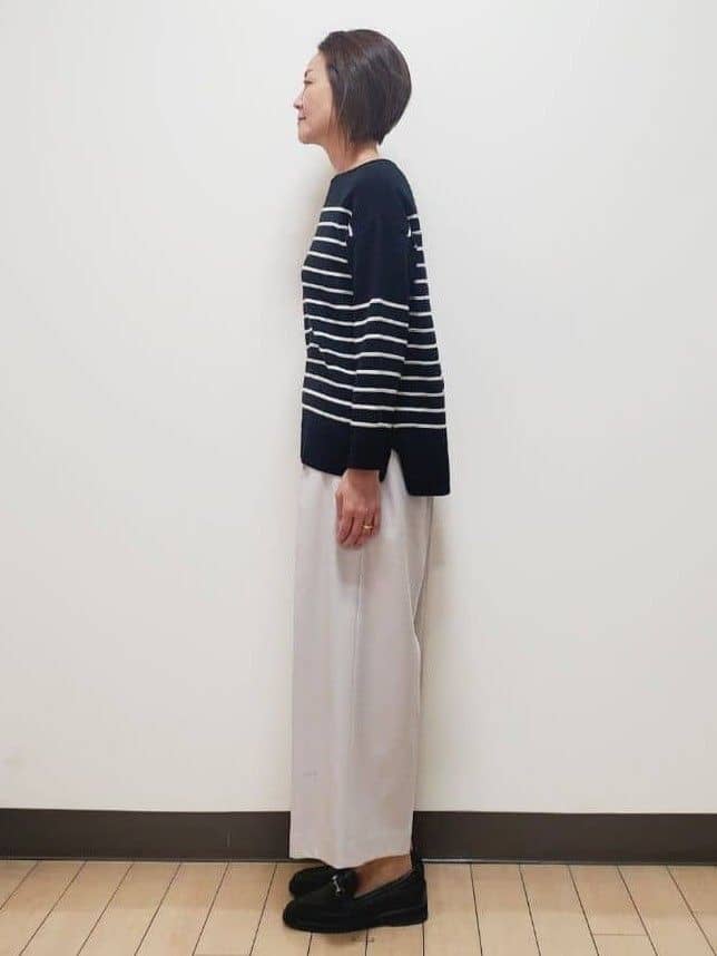 yuuさんの「Reflect｜【腰周りすっきり◎】ワイドクロップドパンツ」を使ったコーディネート