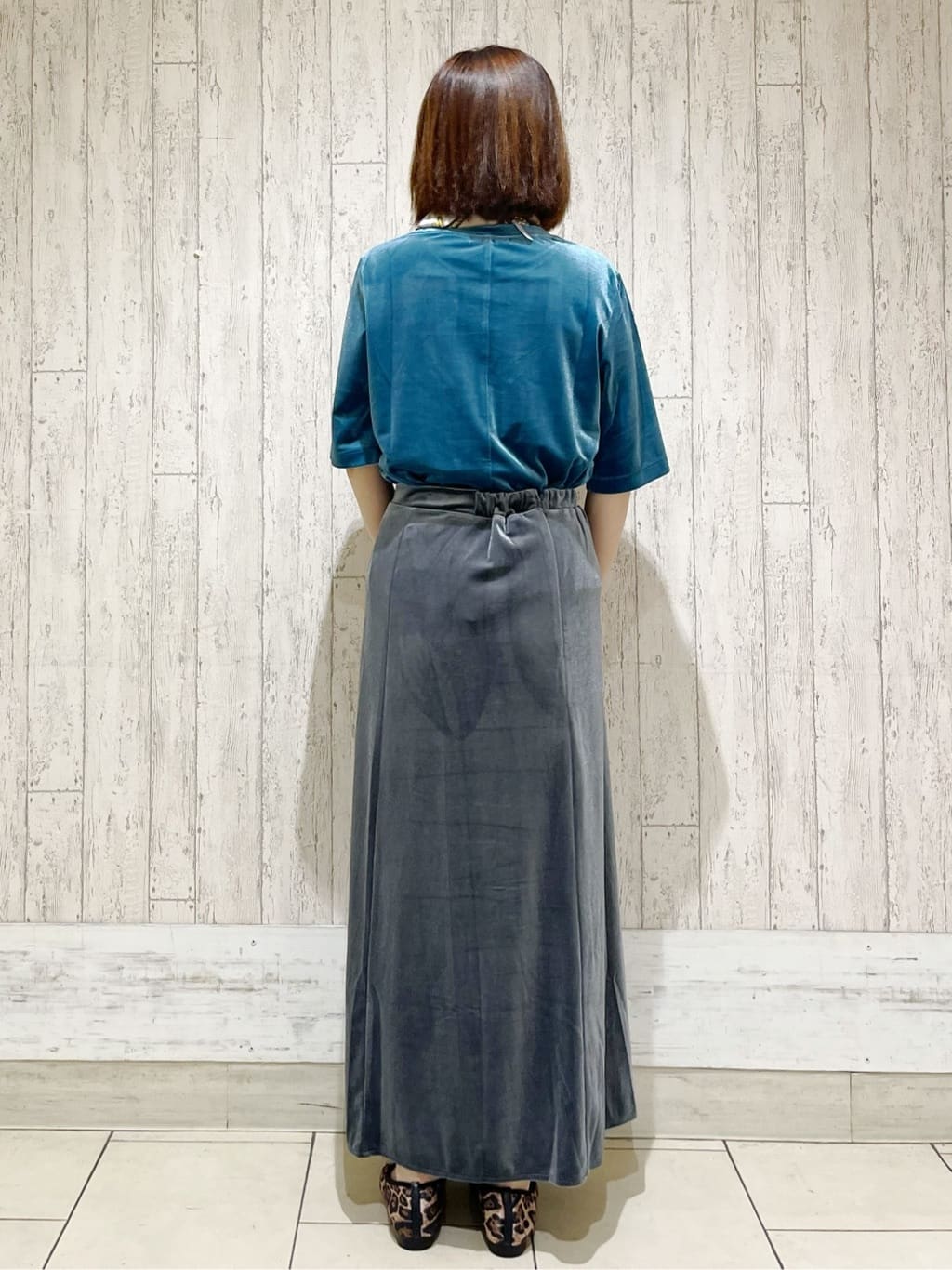 kcさんの「index｜《andGIRL掲載》ベロアボクシーTシャツ【洗濯機洗い可】」を使ったコーディネート