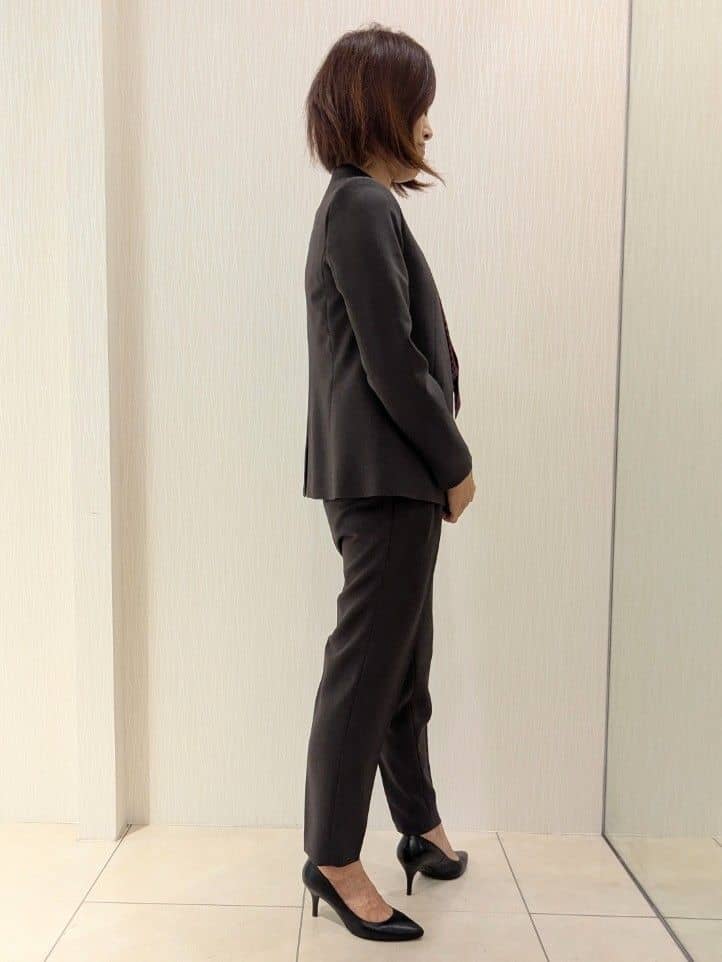u-macoさんの「UNTITLED｜【通勤スーツ】ライトウェイト カラーレスジャケット」を使ったコーディネート