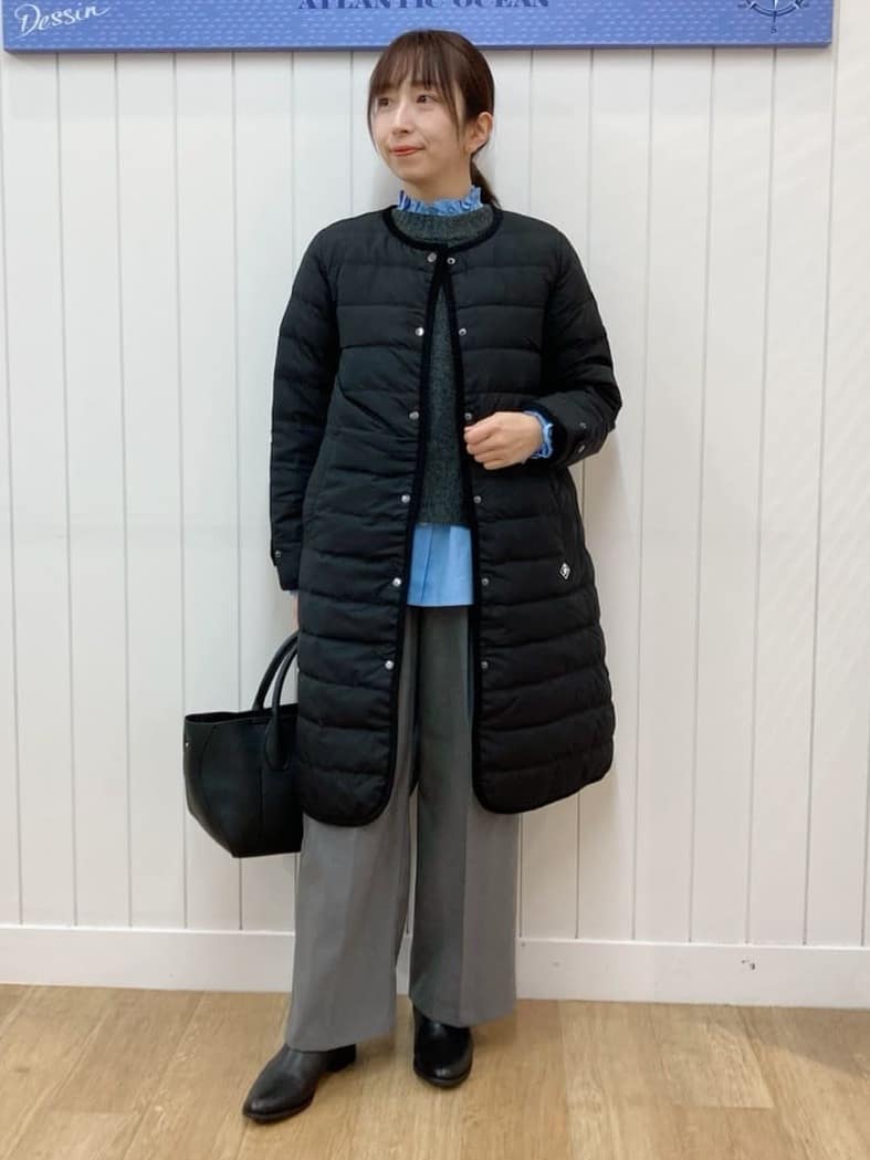 yoshiさんの「Dessin｜【撥水・2WAY】ミュラーダウンコートロング丈」を使ったコーディネート