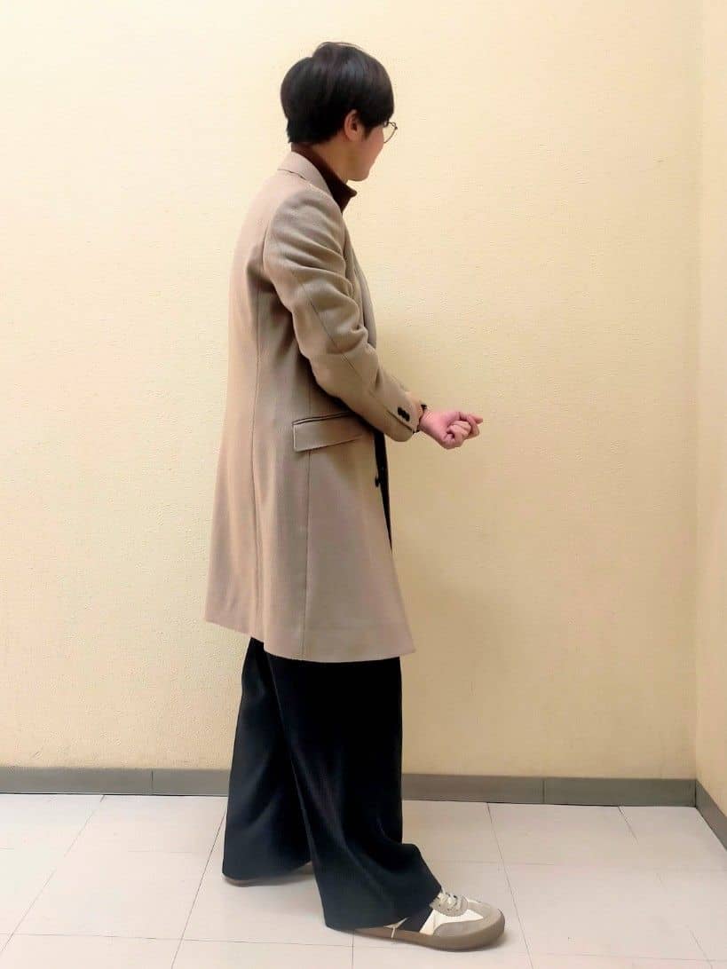 nerさんの「TAKEO KIKUCHI｜アンチピリング タートルネック ニット」を使ったコーディネート