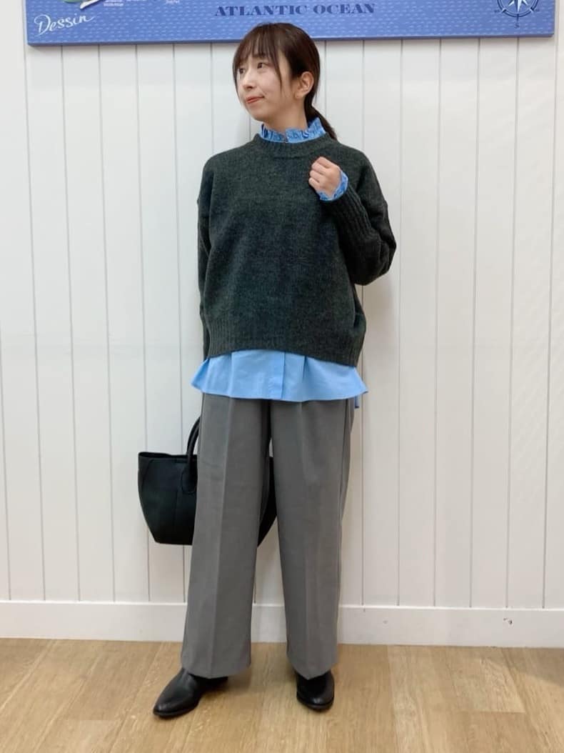 yoshiさんの「Dessin｜【撥水・2WAY】ミュラーダウンコートロング丈」を使ったコーディネート