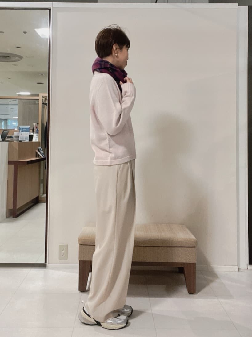 IWAMOさんの「UNTITLED｜【洗える】スポンディッシュ ボトルネックニット」を使ったコーディネート