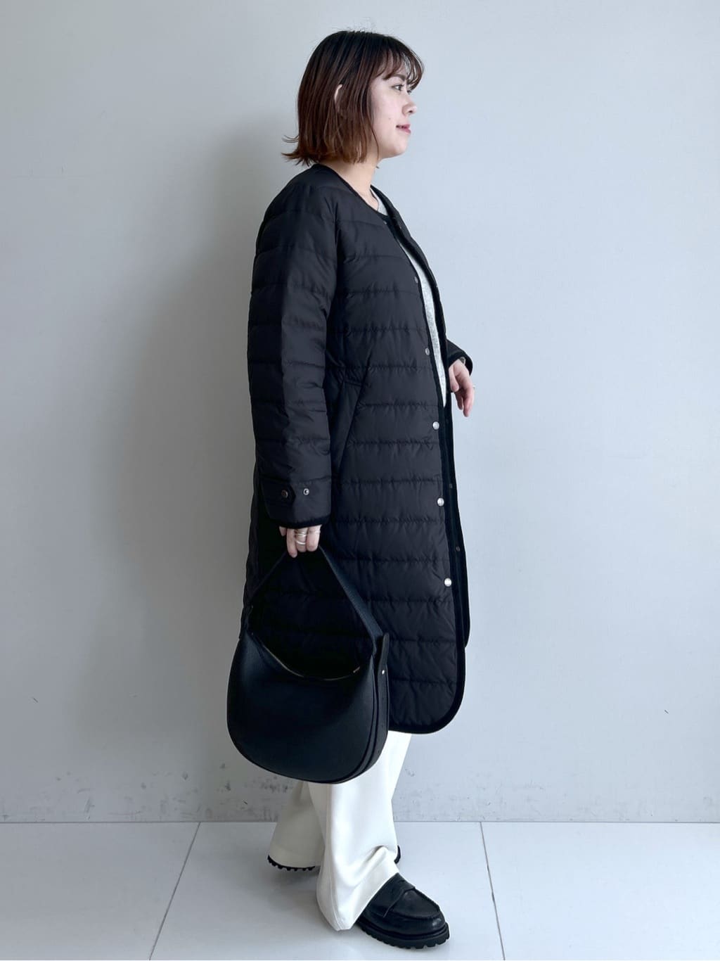 Hirokaさんの「Dessin｜【撥水・2WAY】ミュラーダウンコートロング丈」を使ったコーディネート